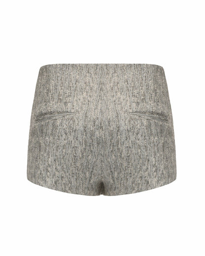 Nana Jacqueline Francesca Mini Skirt: Gray Mini Skirt for Brunch Gray