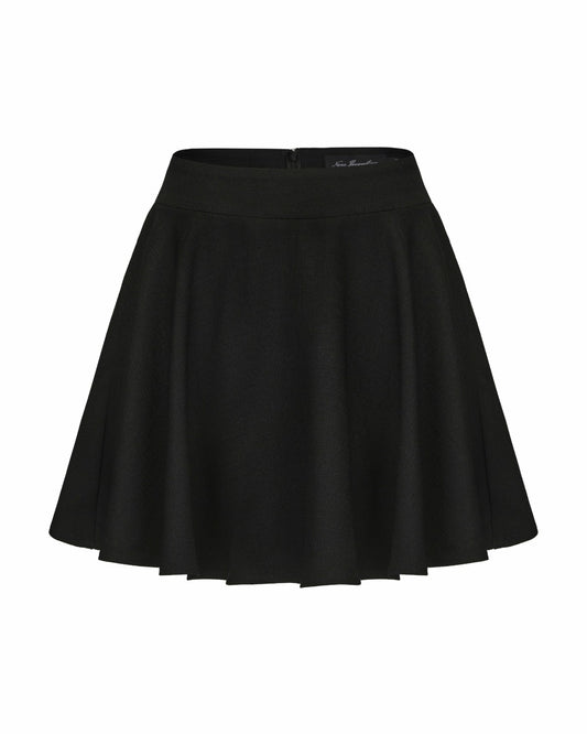 Nana Jacqueline Blakely Skirt: Black Mini Skirt for Date Night Black