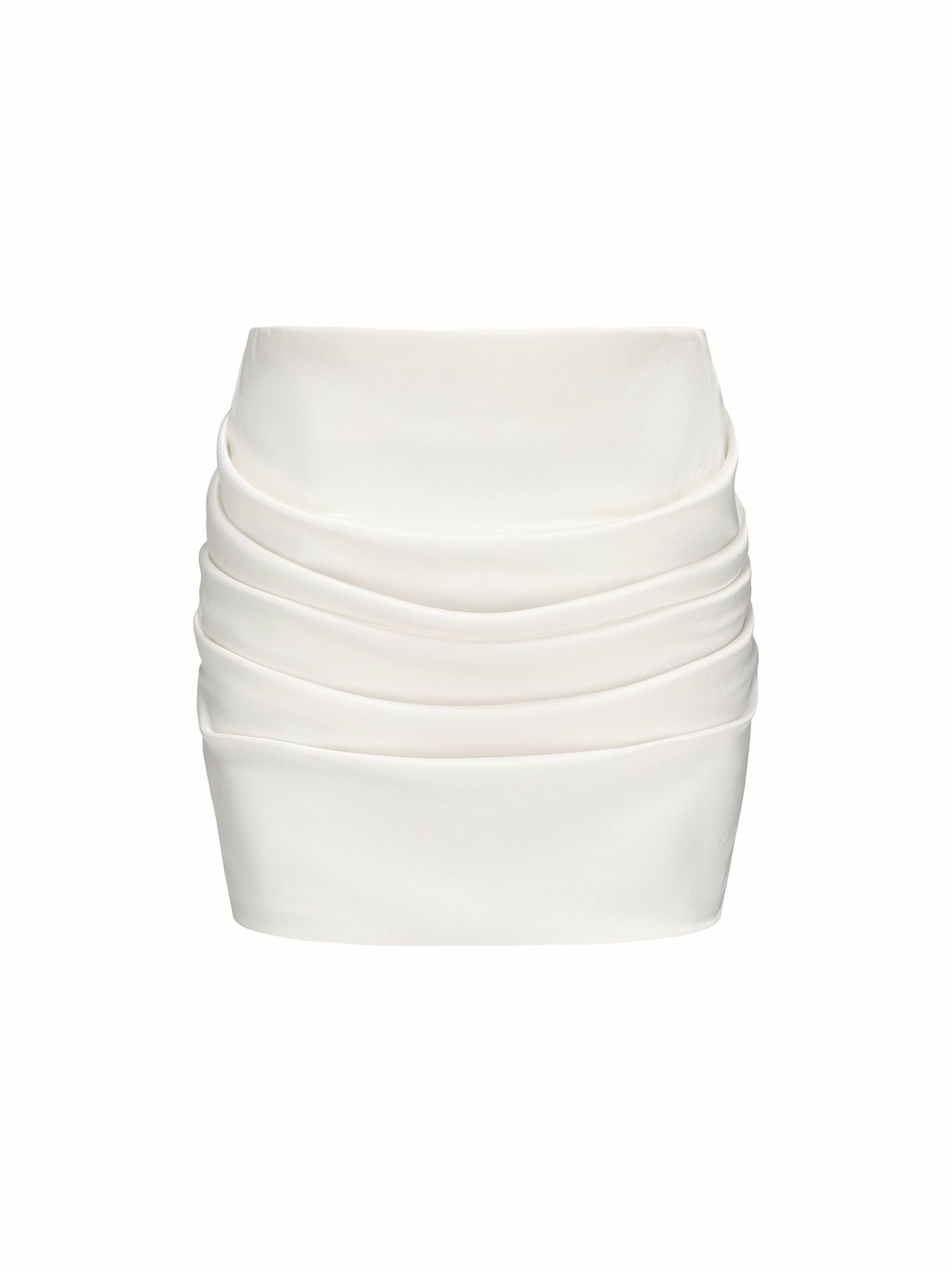 Nana Jacqueline Giselle Skirt: White Mini Skirt for Bachelorette Party White