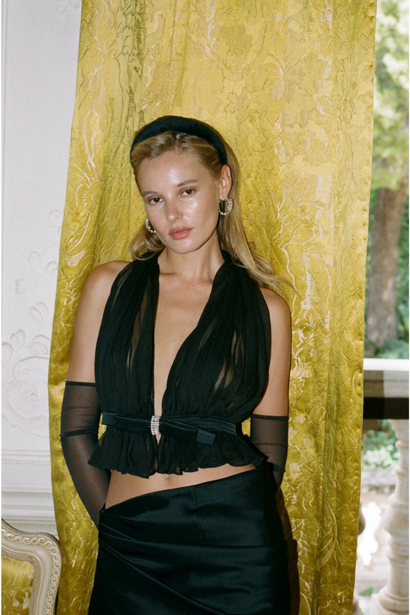 Nana Jacqueline Giselle Skirt: Black Skirt for Date Night Black