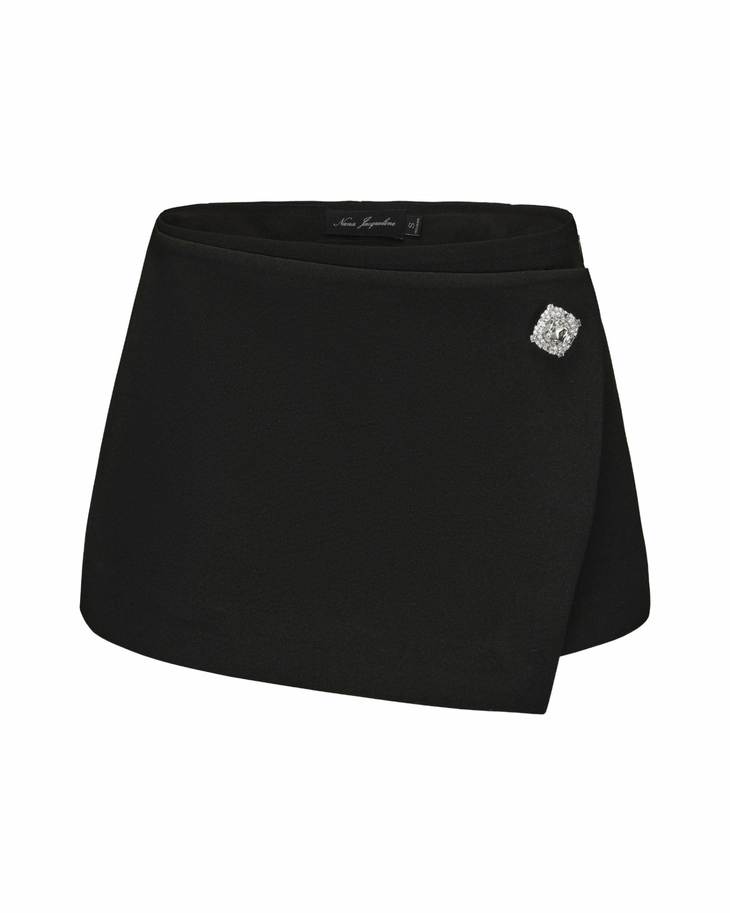 Nana Jacqueline Sabine Skirt: Black Mini Skirt for Date Night Black
