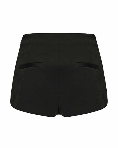 Nana Jacqueline Sabine Skirt: Black Mini Skirt for Date Night Black