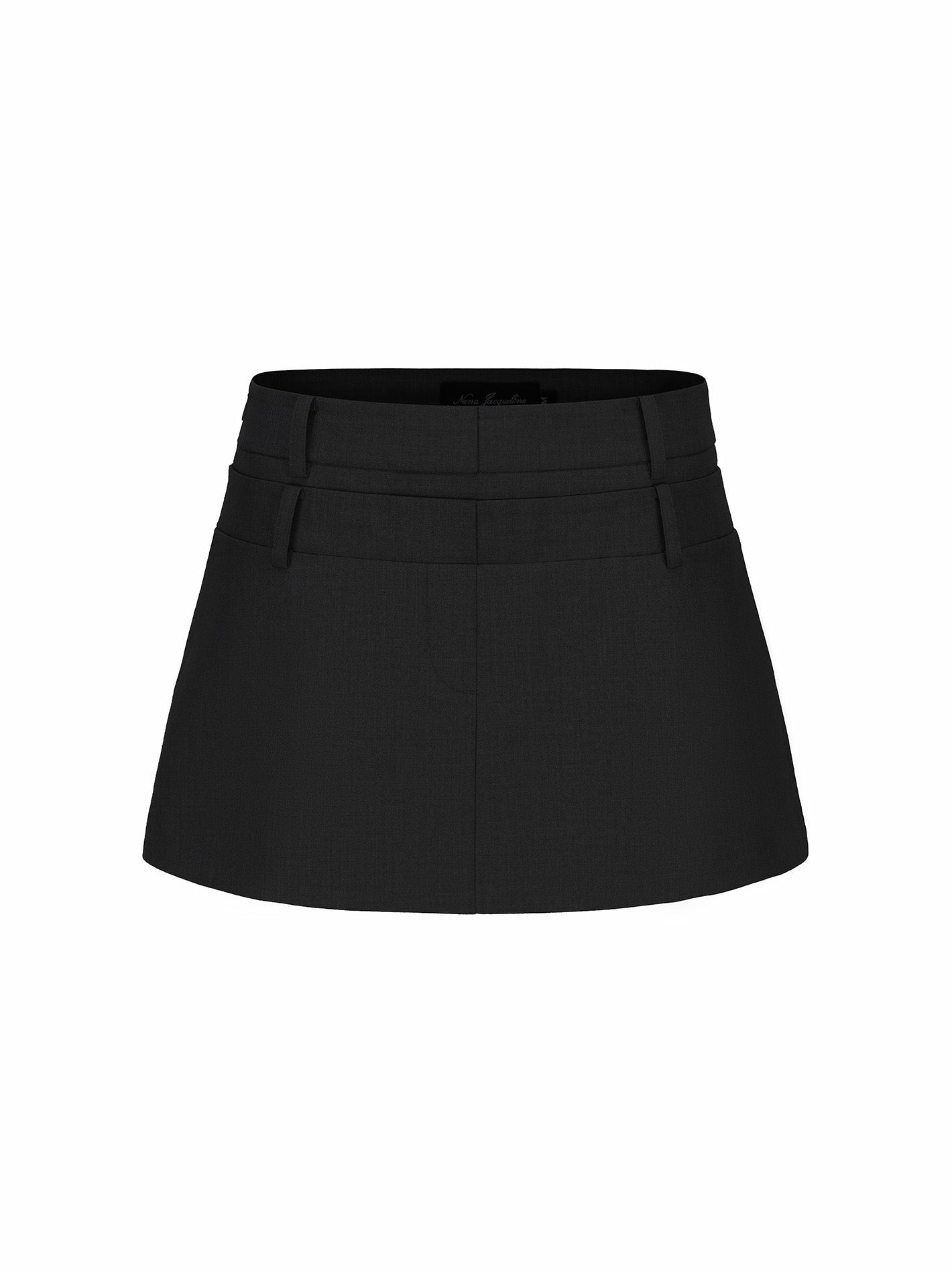 Nana Jacqueline Anna Skirt: Black Mini Skirt for Date Night Black