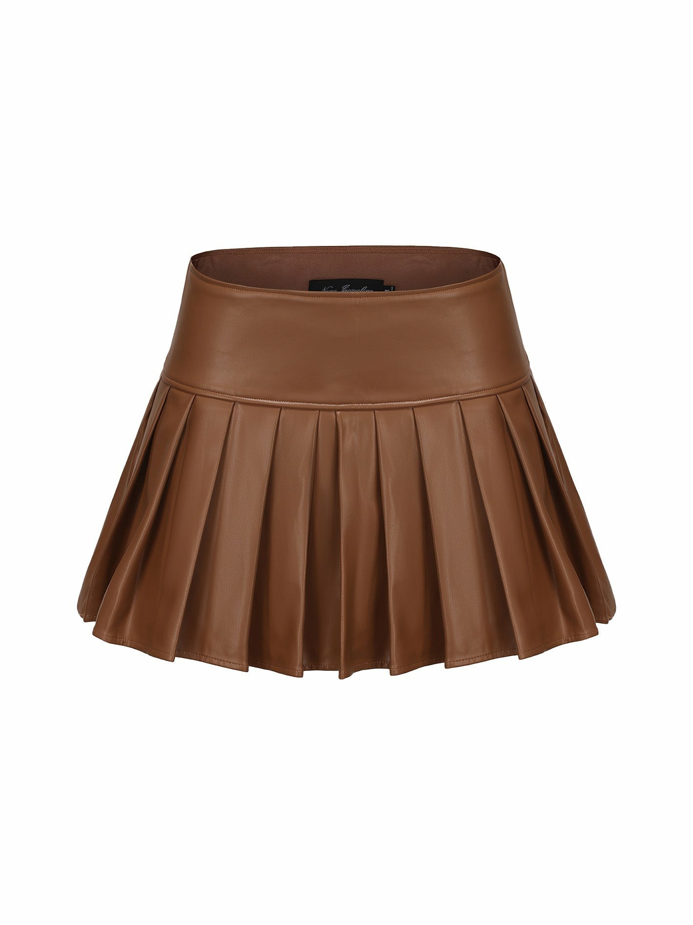Nana Jacqueline Gina Skirt: Brown Mini Skirt for Date Night Brown