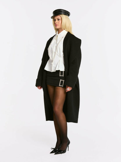 Nana Jacqueline Regina Skirt: Black Mini Skirt for Girls' Night Out Black