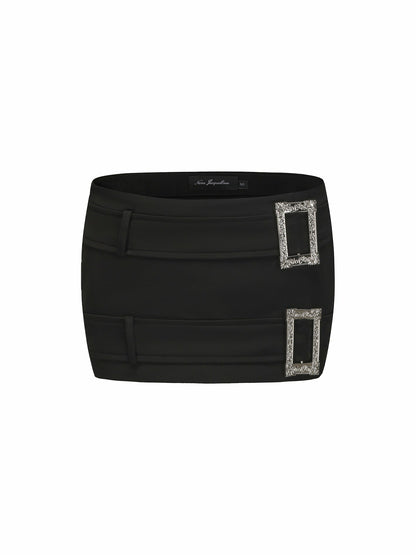 Nana Jacqueline Regina Skirt: Black Mini Skirt for Girls' Night Out Black