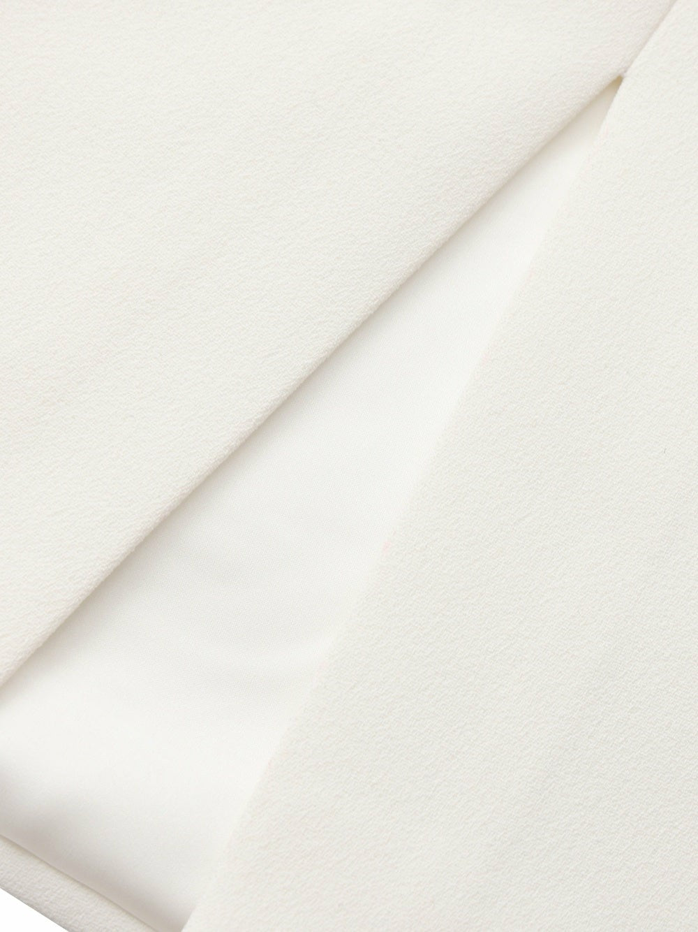 Nana Jacqueline Yvette Tailored White Pencil Structured Skirt White