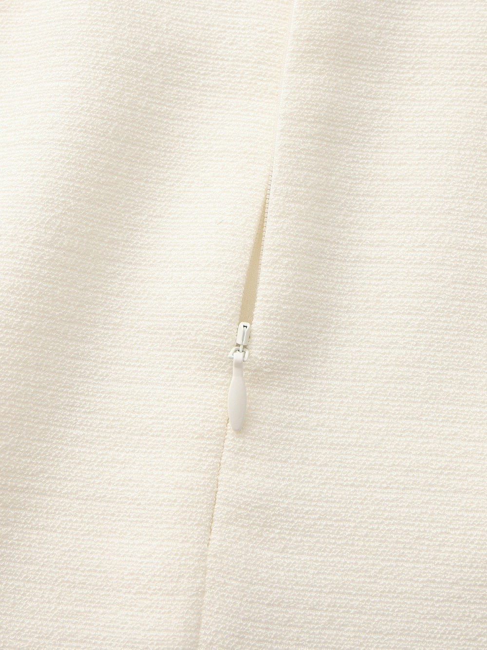 Nana Jacqueline Natalia Tailored A-Line White Midi Skirt: White Midi Skirt for Bridal Shower White