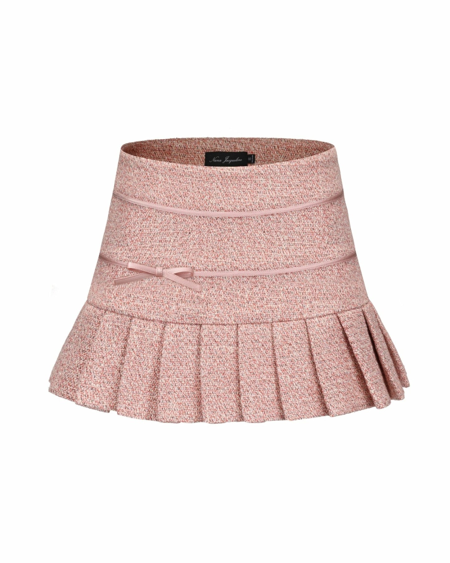 Nana Jacqueline Gia Pleated Mini Skirt: Pink Mini Skirt for Brunch Pink