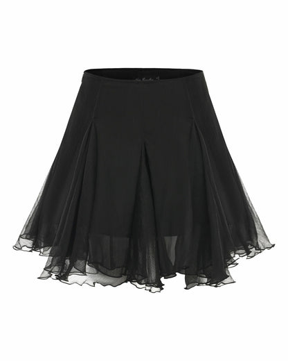 Nana Jacqueline Verena Skirt: Black Mini Skirt for Date Night Black