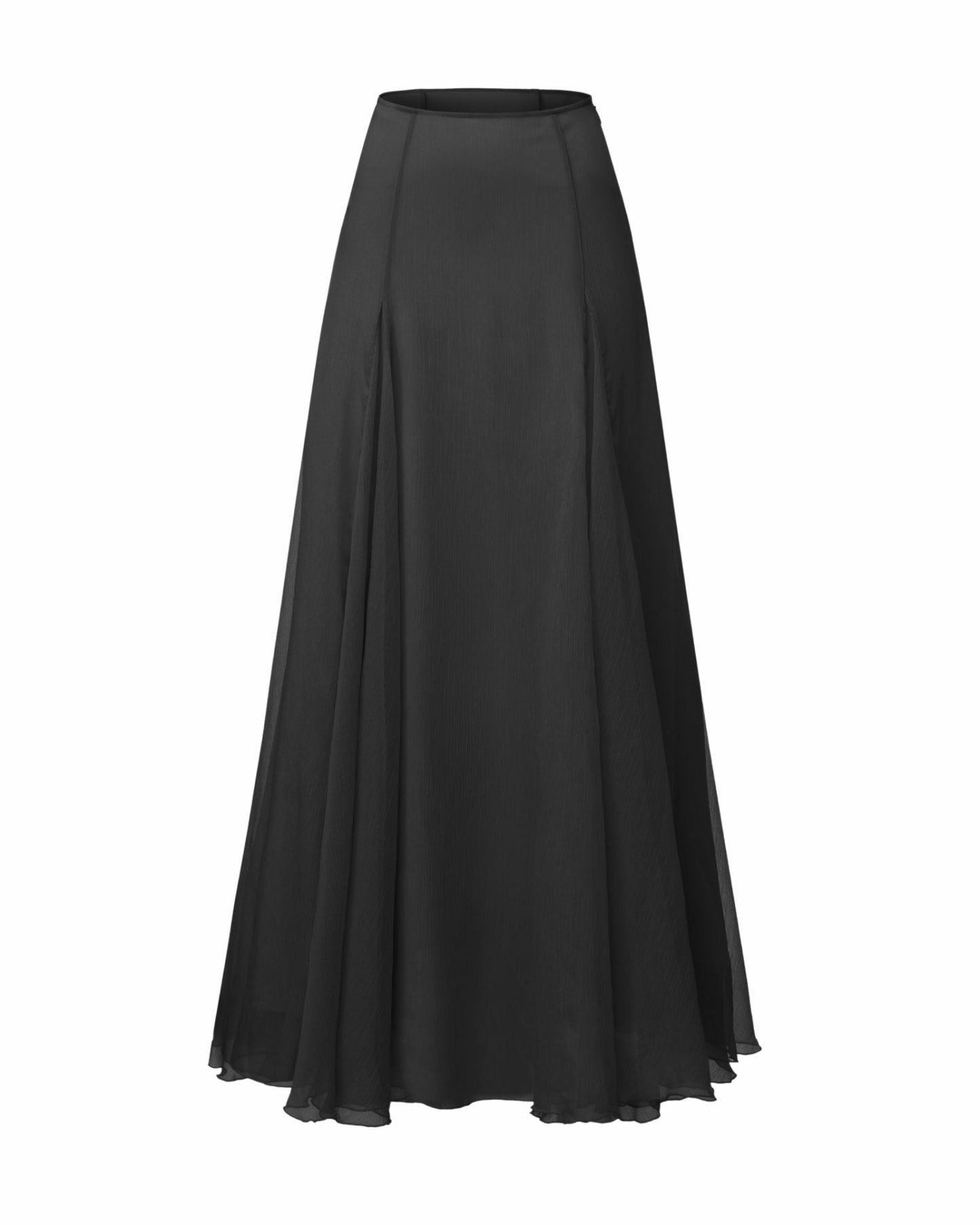Nana Jacqueline Valencia Skirt: Black Maxi Skirt for Cocktail Party Black
