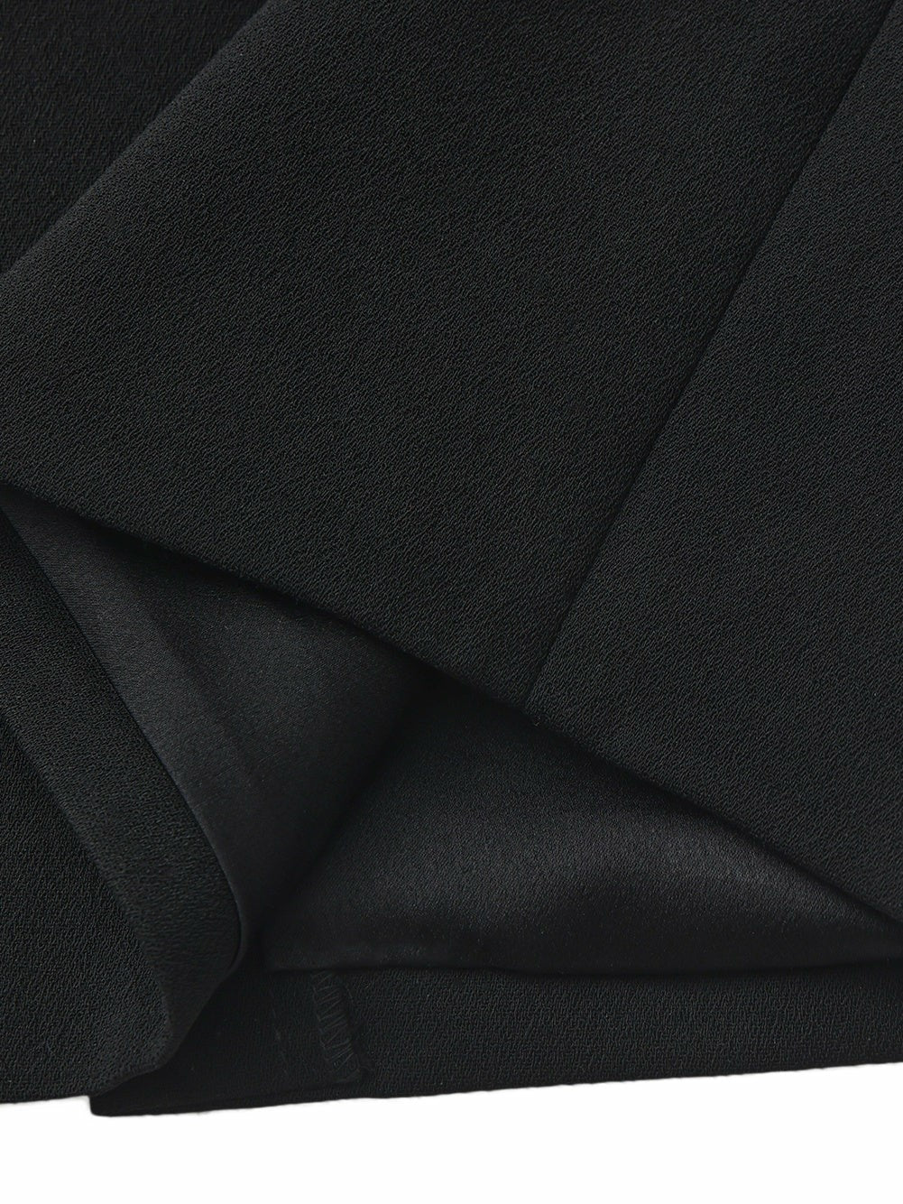 Nana Jacqueline Yvette Tailored Black Pencil Structured Skirt Black