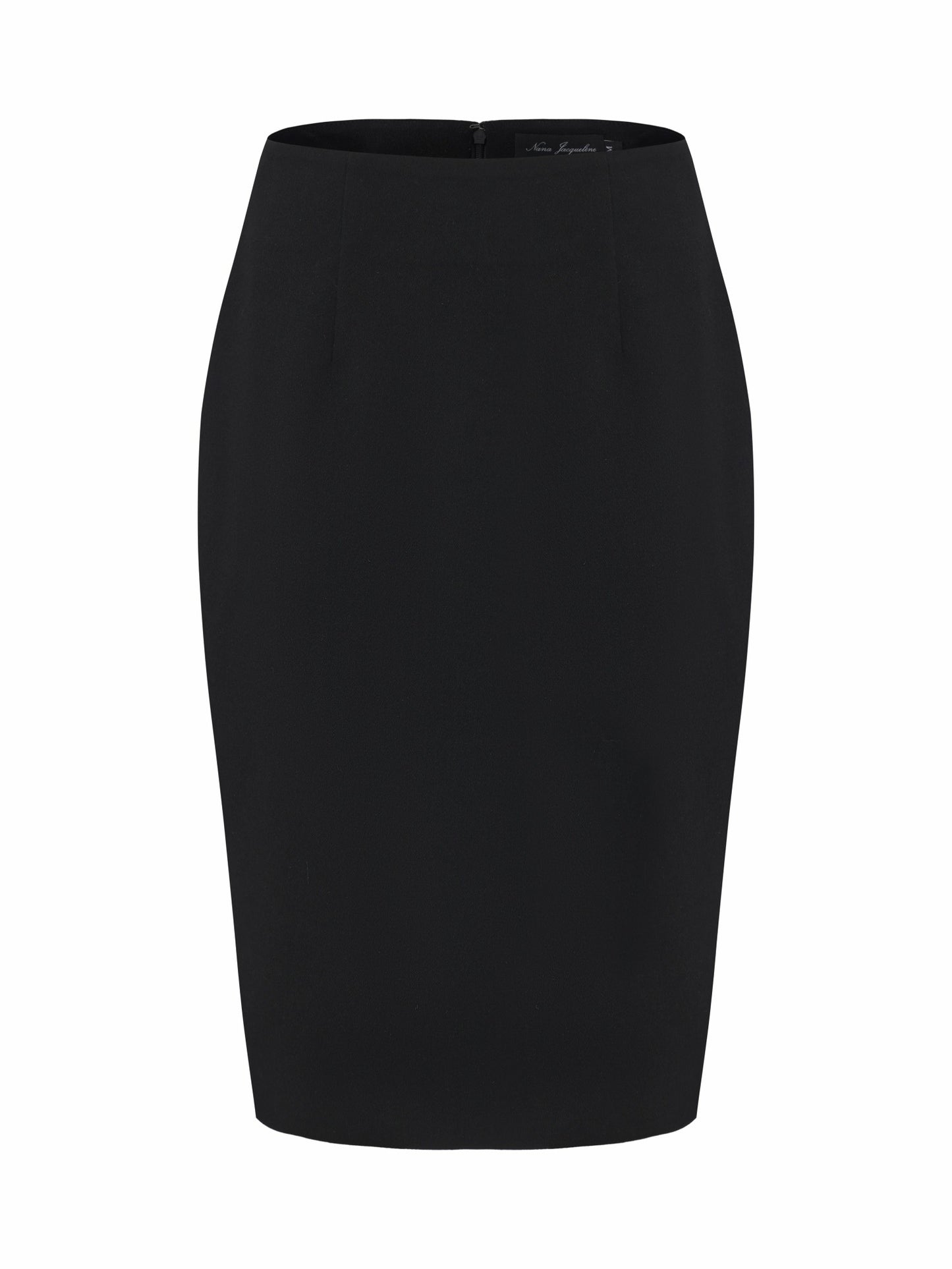 Nana Jacqueline Yvette Tailored Black Pencil Structured Skirt Black