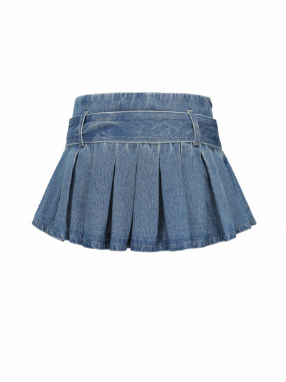 Nana Jacqueline Teresa Mini Skirt: Denim Mini Skirt for Girls' Night Out Denim
