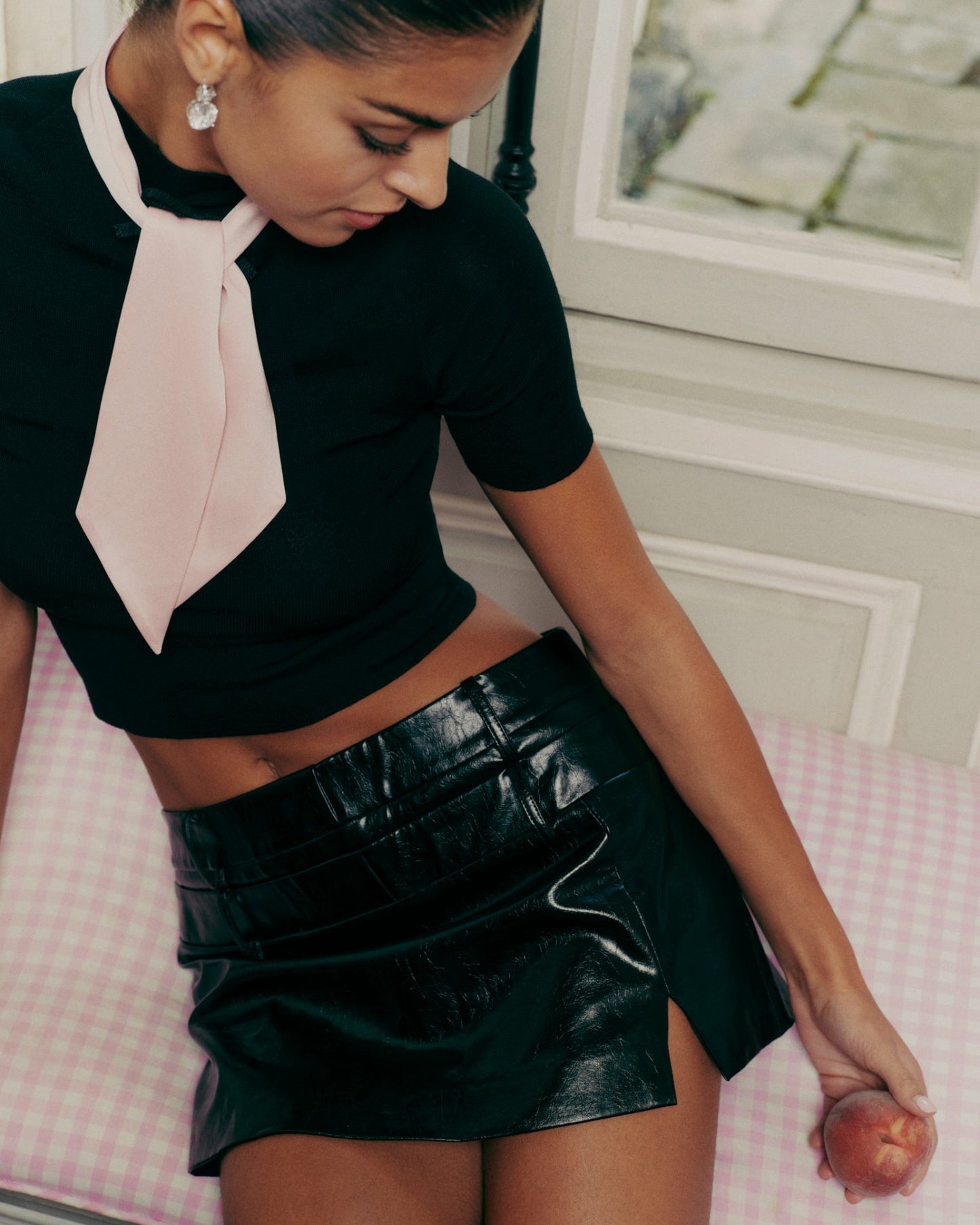 Nana Jacqueline Lola Skirt: Black Mini Skirt for Girls' Night Out Black