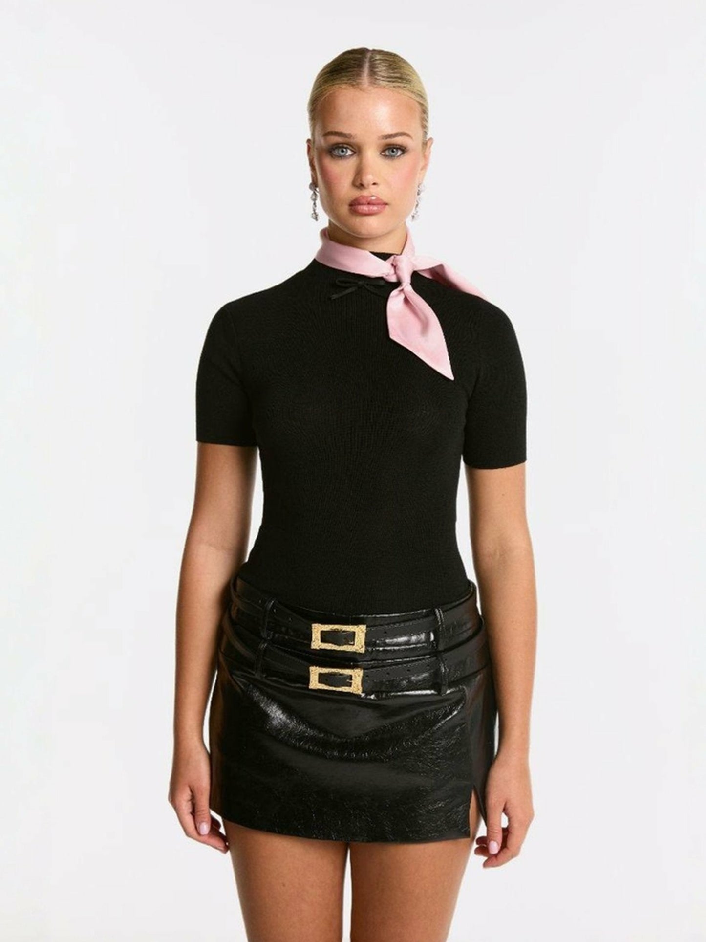 Nana Jacqueline Lola Skirt: Black Mini Skirt for Girls' Night Out Black