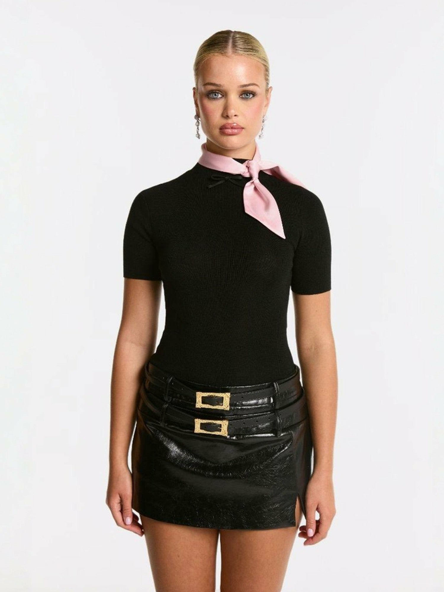 Nana Jacqueline Lola Skirt: Black Mini Skirt for Girls' Night Out Black