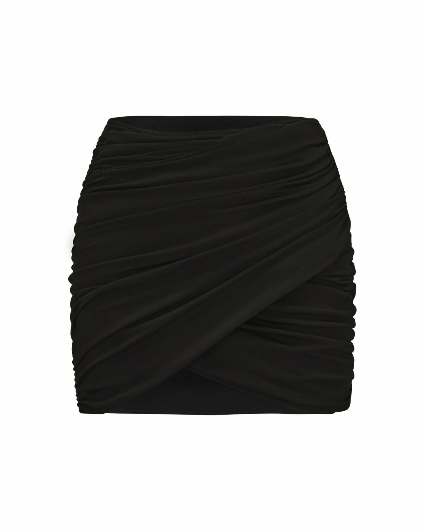 Nana Jacqueline Liu Skirt: Black Mini Skirt for Date Night Black