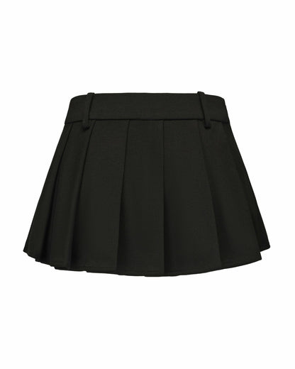 Nana Jacqueline Amber Skirt: Black Mini Skirt for Date Night Black