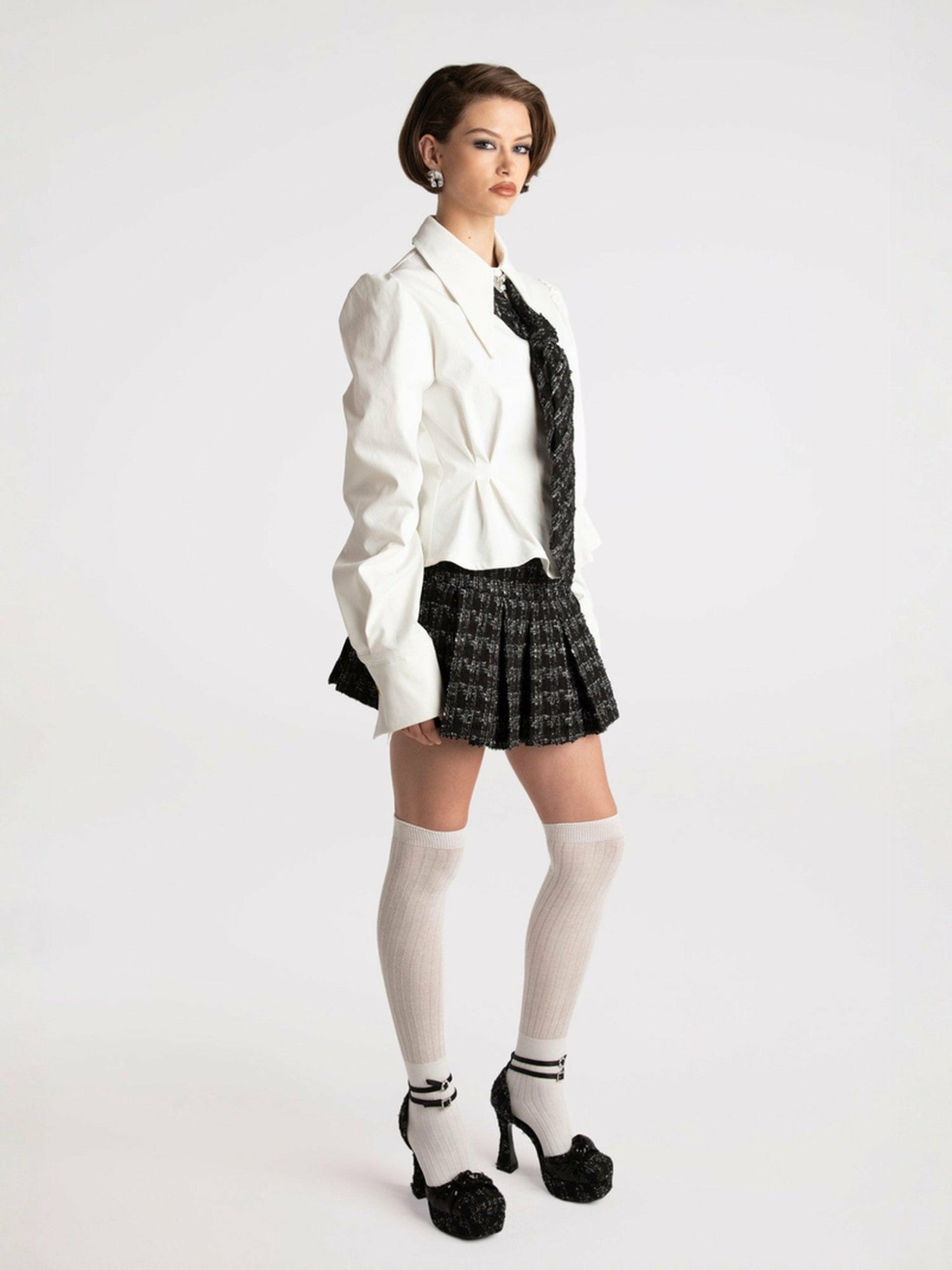 Nana Jacqueline Kensie Skirt: Black Mini Skirt for Date Night Black