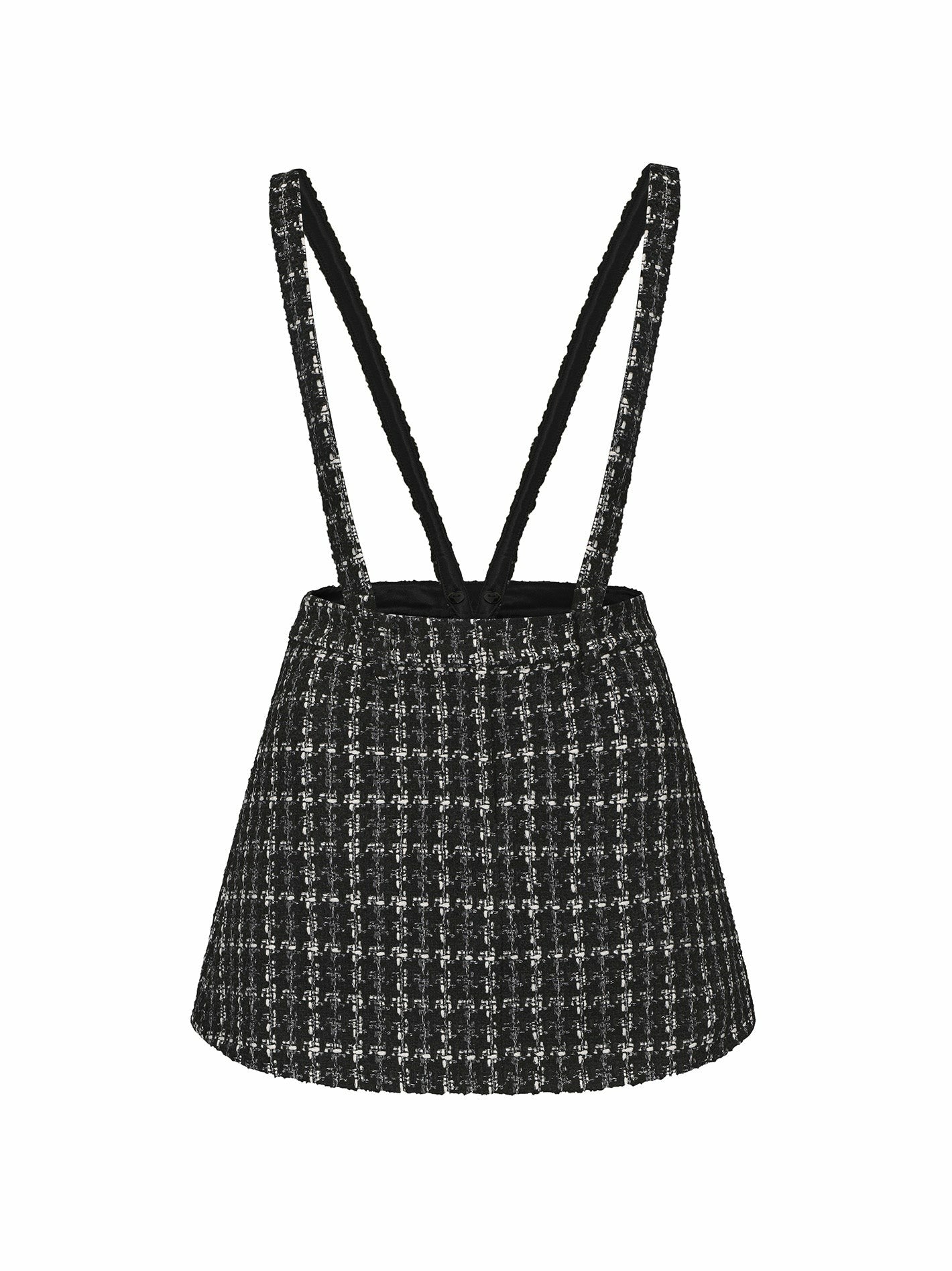 Nana Jacqueline Talia Tweed Skirt: Black Mini Skirt for Date Night Black