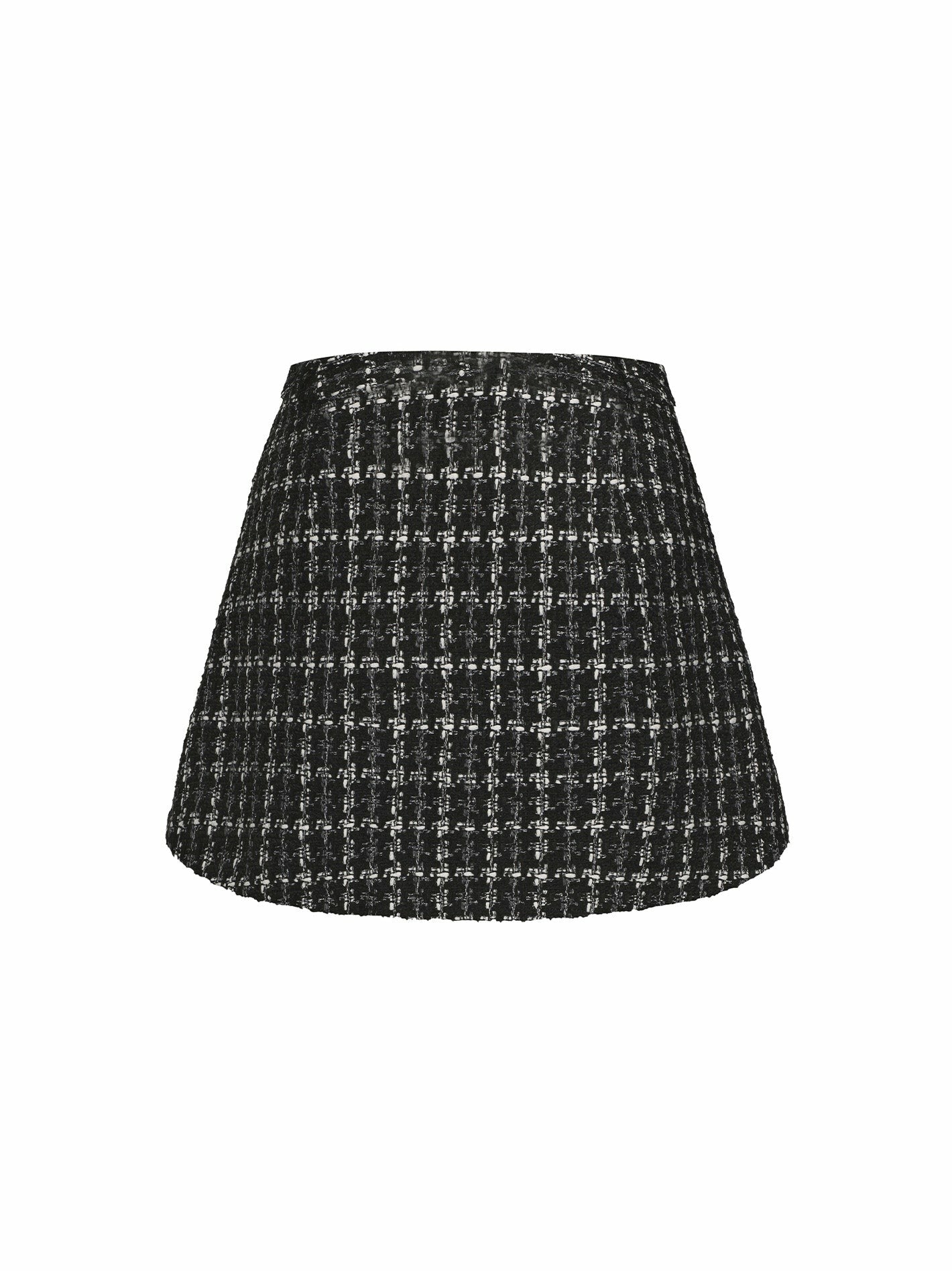 Nana Jacqueline Talia Tweed Skirt: Black Mini Skirt for Date Night Black