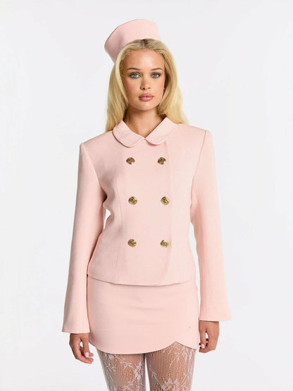 Nana Jacqueline Chloe Skirt: Pink Mini Skirt for Birthday Celebration Pink