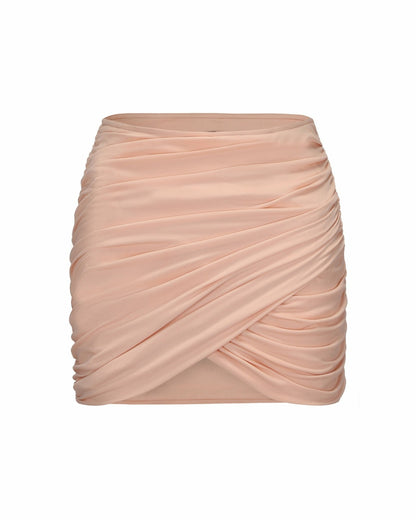 Nana Jacqueline Liu Skirt: Pink Mini Skirt for Birthday Celebration Pink