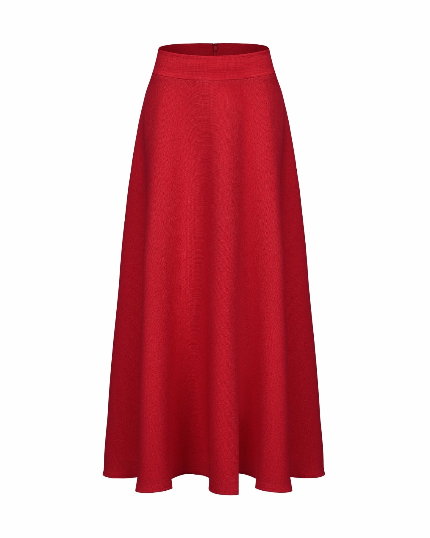 Nana Jacqueline Blaire Skirt: Red Maxi Skirt for Holiday Party Red