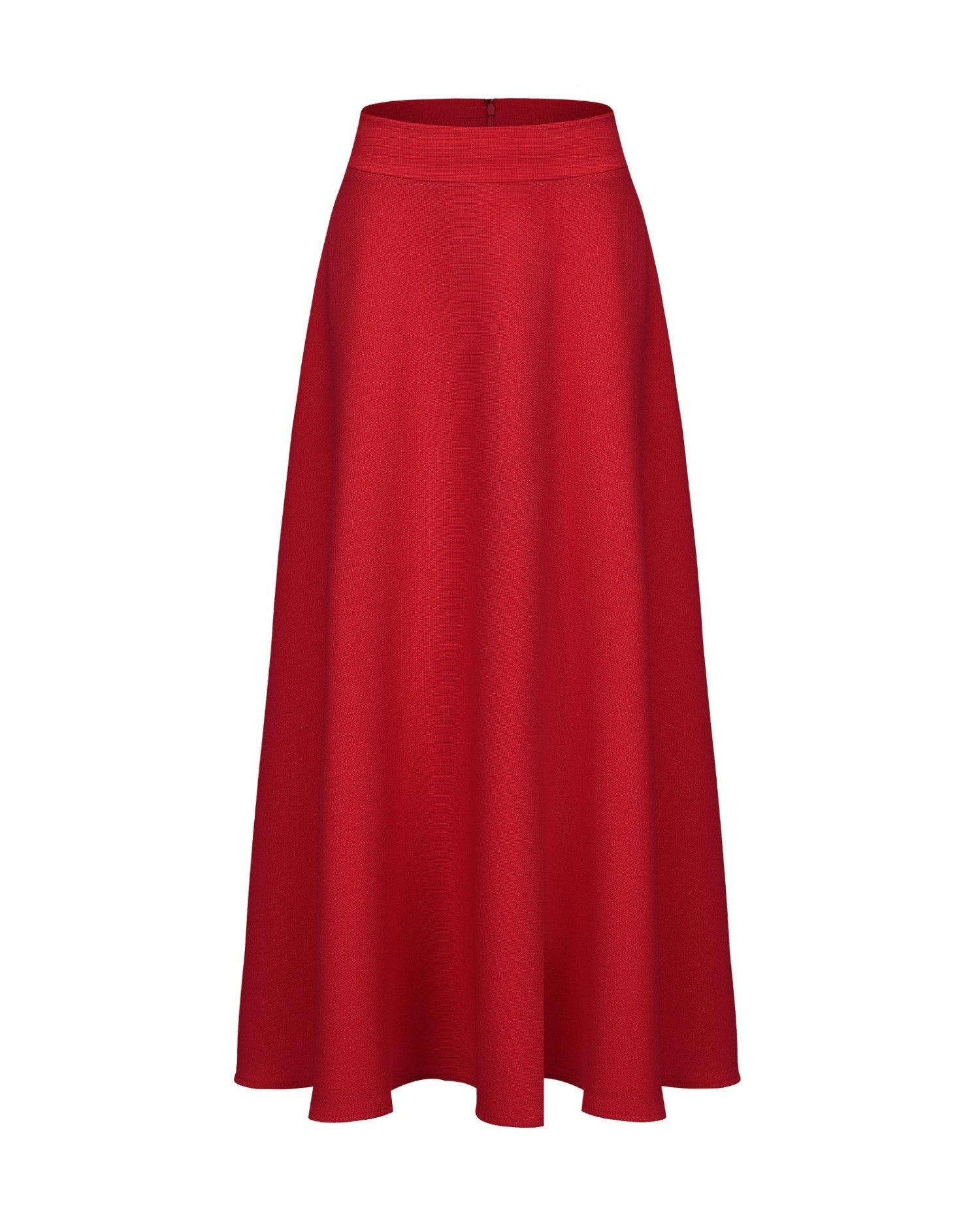 Nana Jacqueline Blaire Skirt: Red Maxi Skirt for Holiday Party Red