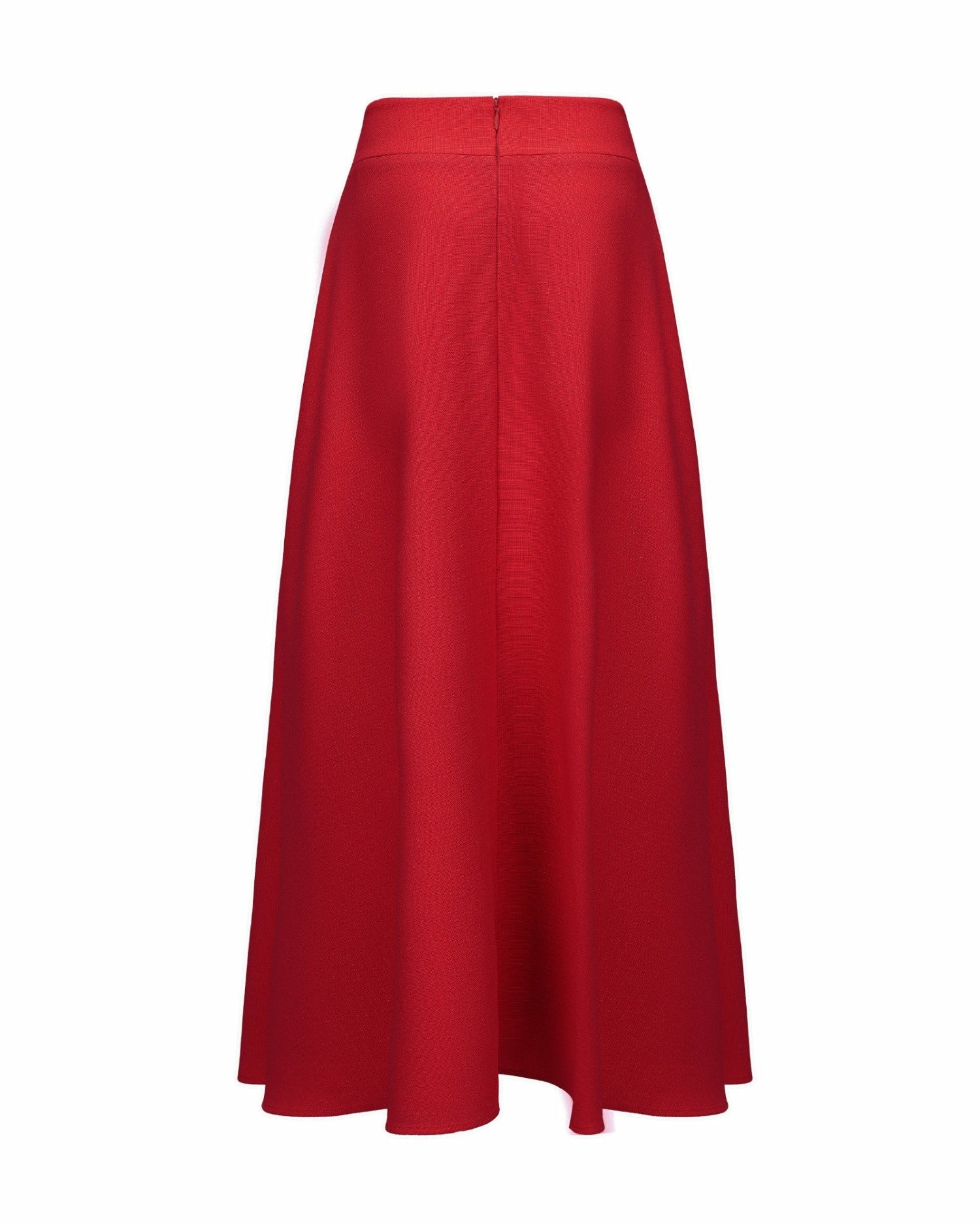 Nana Jacqueline Blaire Skirt: Red Maxi Skirt for Holiday Party Red