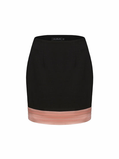 Nana Jacqueline Maxine Skirt: Black Mini Skirt for Date Night Black
