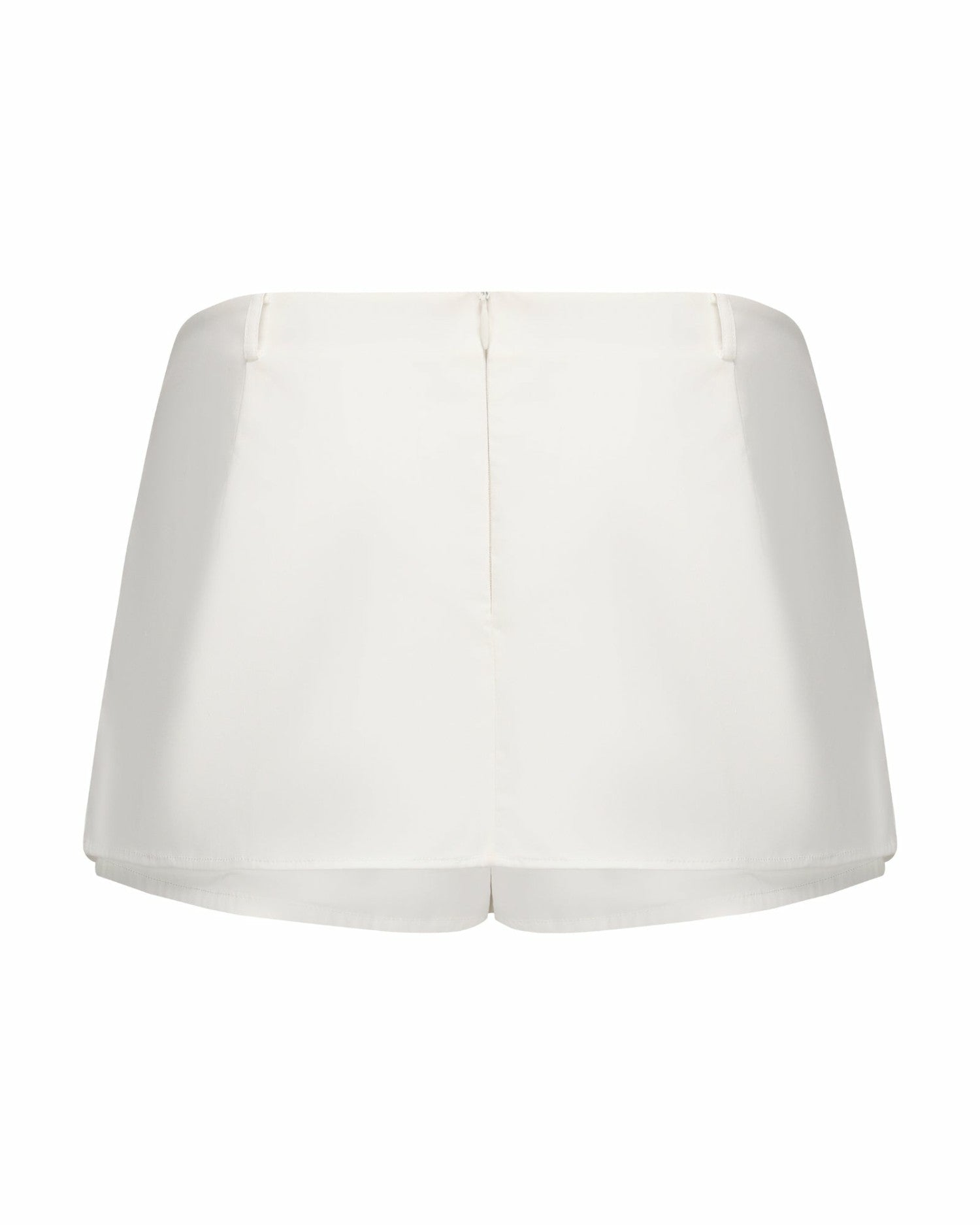 Nana Jacqueline Bridget Skirt: White Mini Skirt for Country Club Brunch White