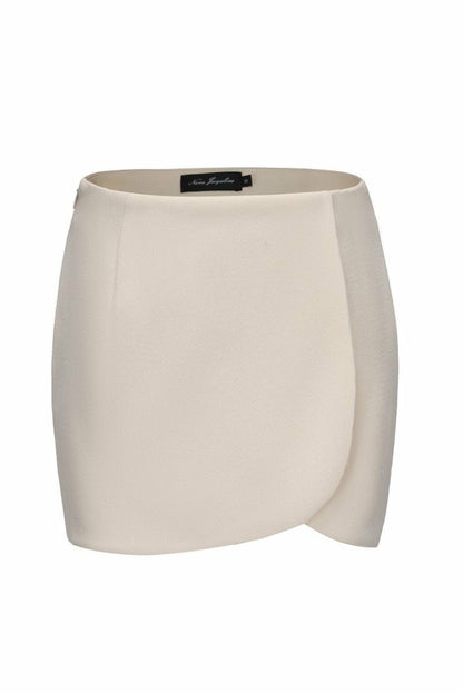 Nana Jacqueline Chloe Skirt: Beige Skirt for Brunch Beige