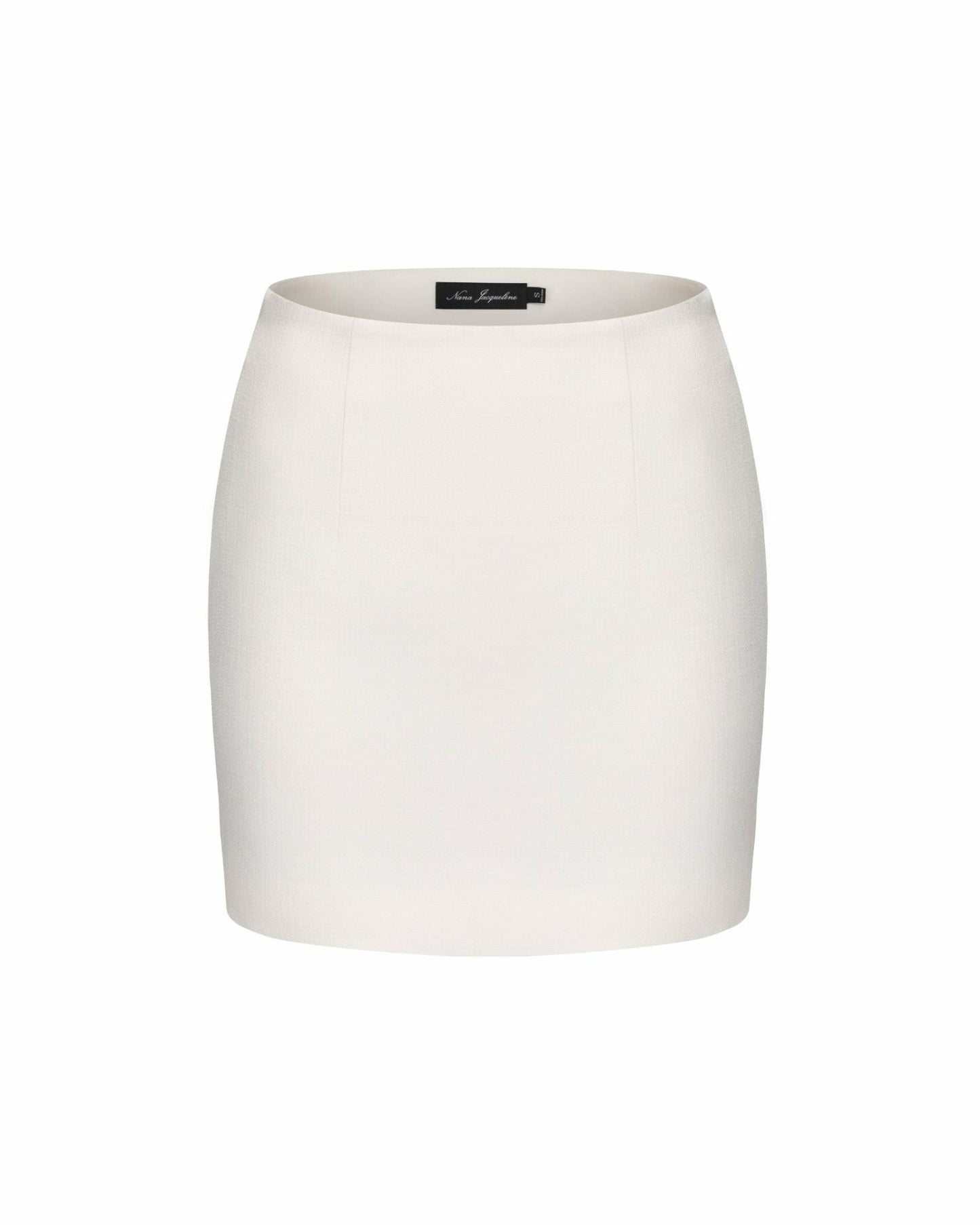 Nana Jacqueline Vanessa Skirt: White Mini Skirt for Bridal Shower White