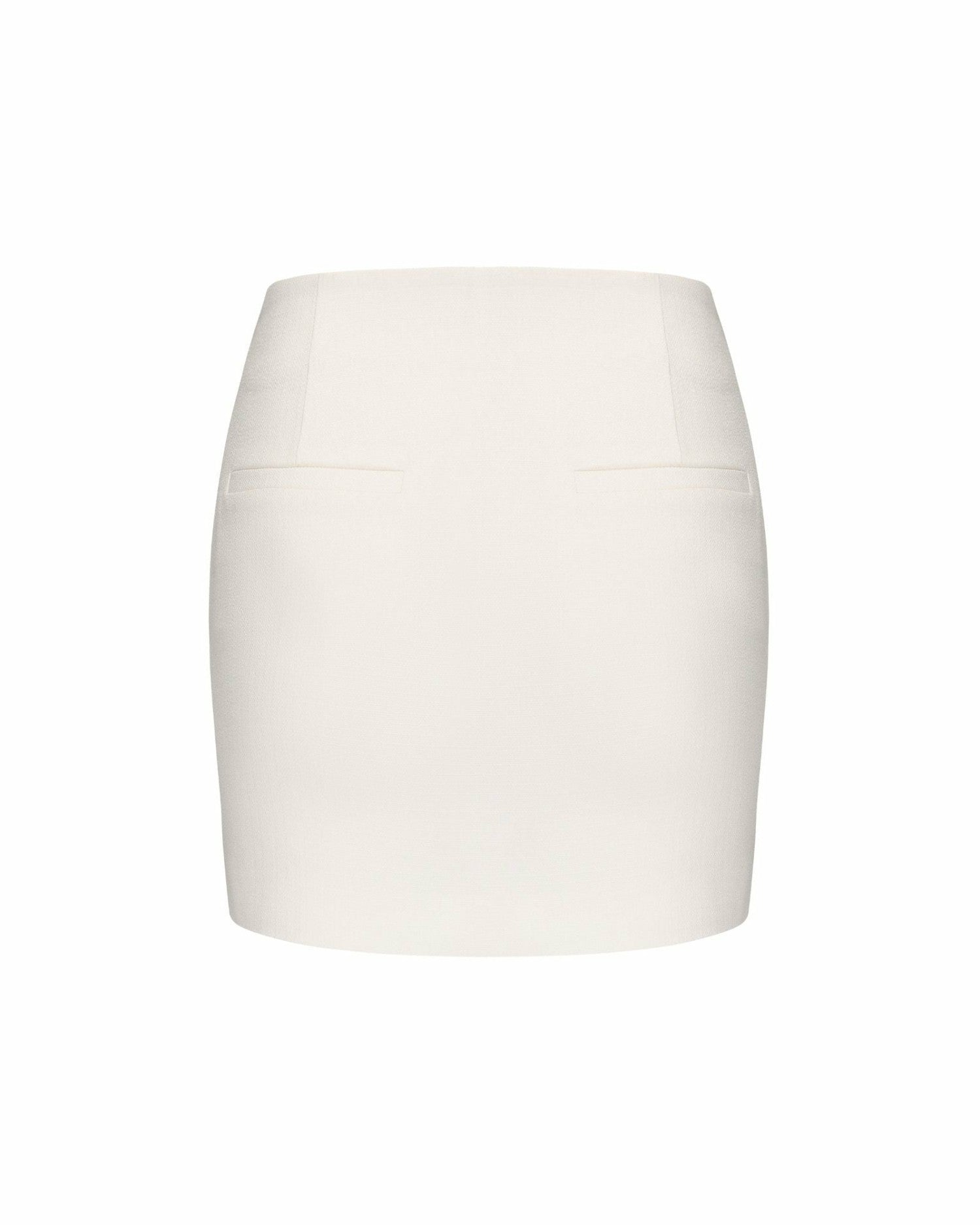 Nana Jacqueline Vanessa Skirt: White Mini Skirt for Bridal Shower White