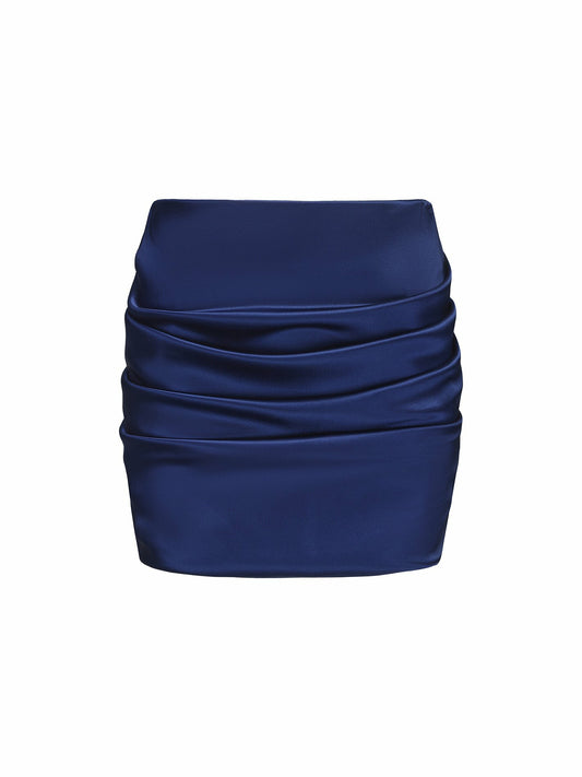 Nana Jacqueline Giselle Skirt: Blue Skirt for Date Night Blue