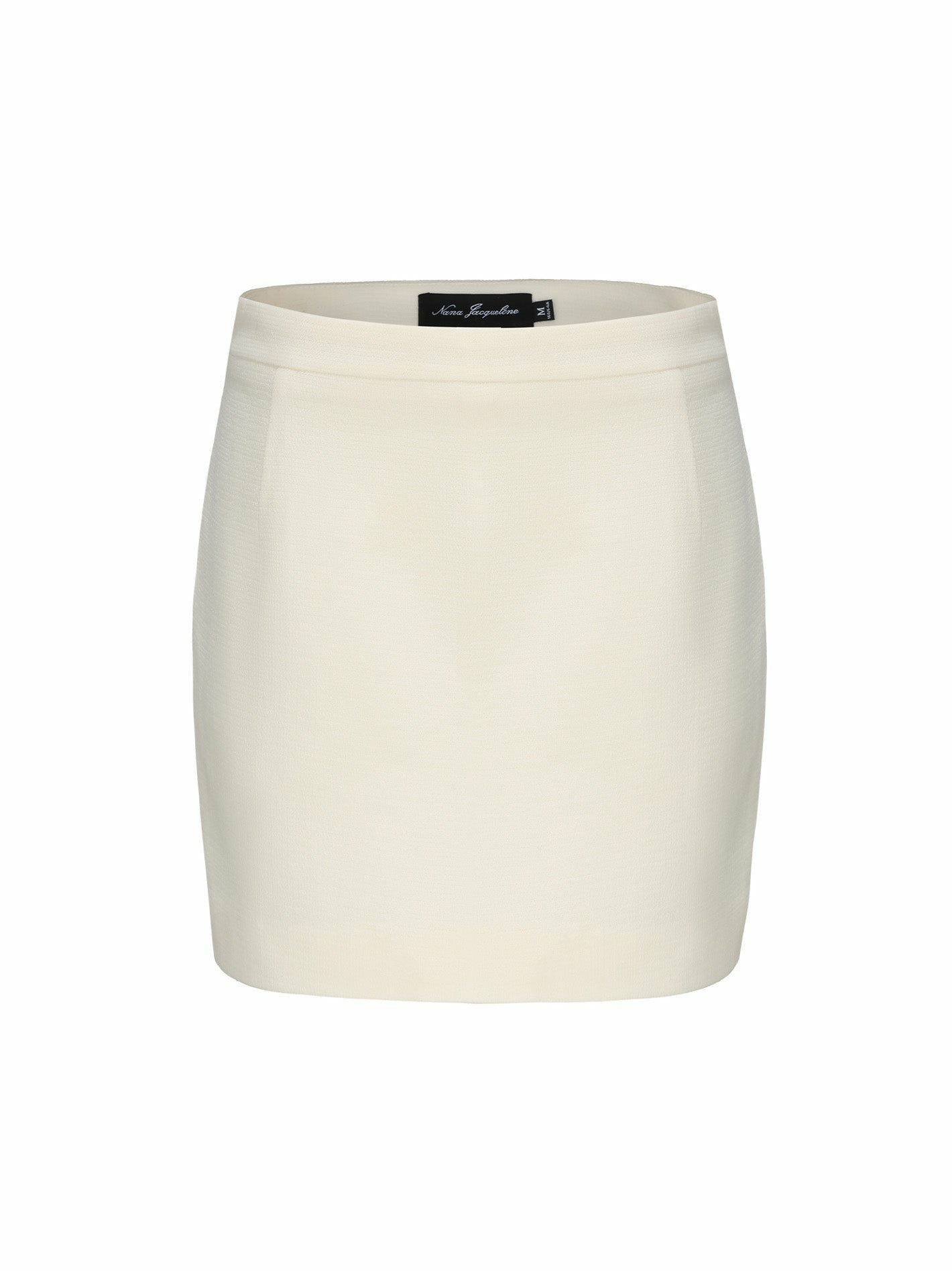 Nana Jacqueline Lisette Skirt: Ivory Mini Skirt for Brunch Ivory
