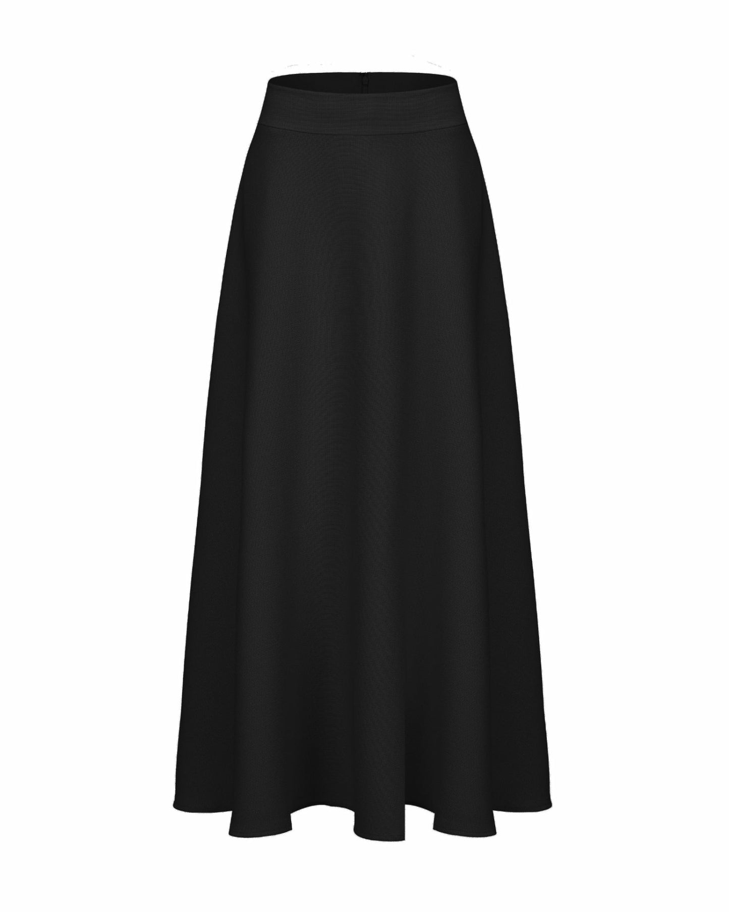 Nana Jacqueline Blaire Skirt: Black Maxi Skirt for Cocktail Party Black