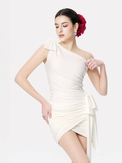 Nana Jacqueline Liu Skirt: White Mini Skirt for Bridal Shower White