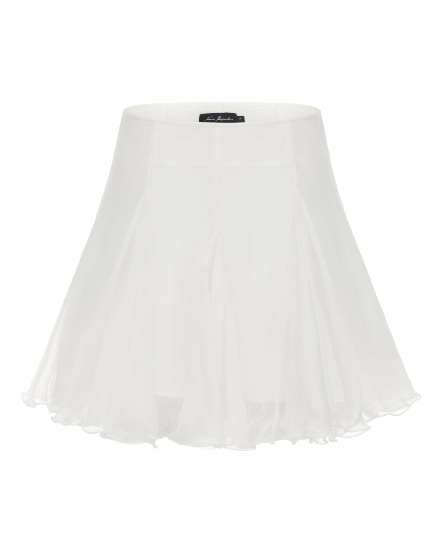 Nana Jacqueline Verena Skirt: White Mini Skirt for Bridal Shower White