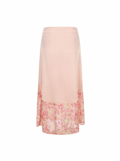 Nana Jacqueline Mia Skirt: Pink Midi Skirt for Garden Party Pink