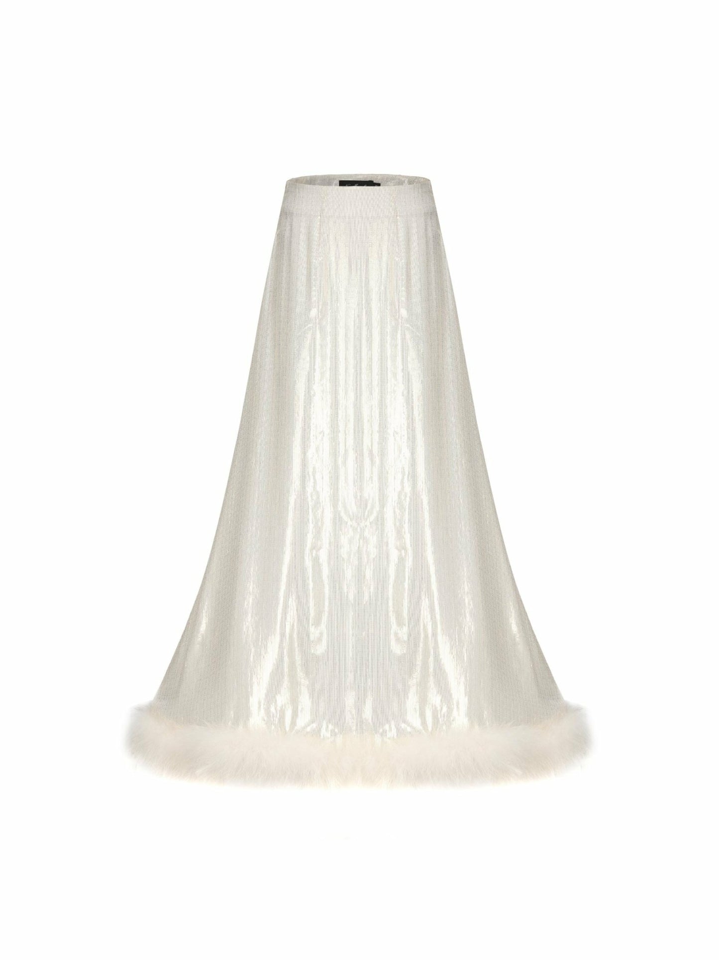 Nana Jacqueline Christina Velvet Skirt: White Skirt for Engagement Party White