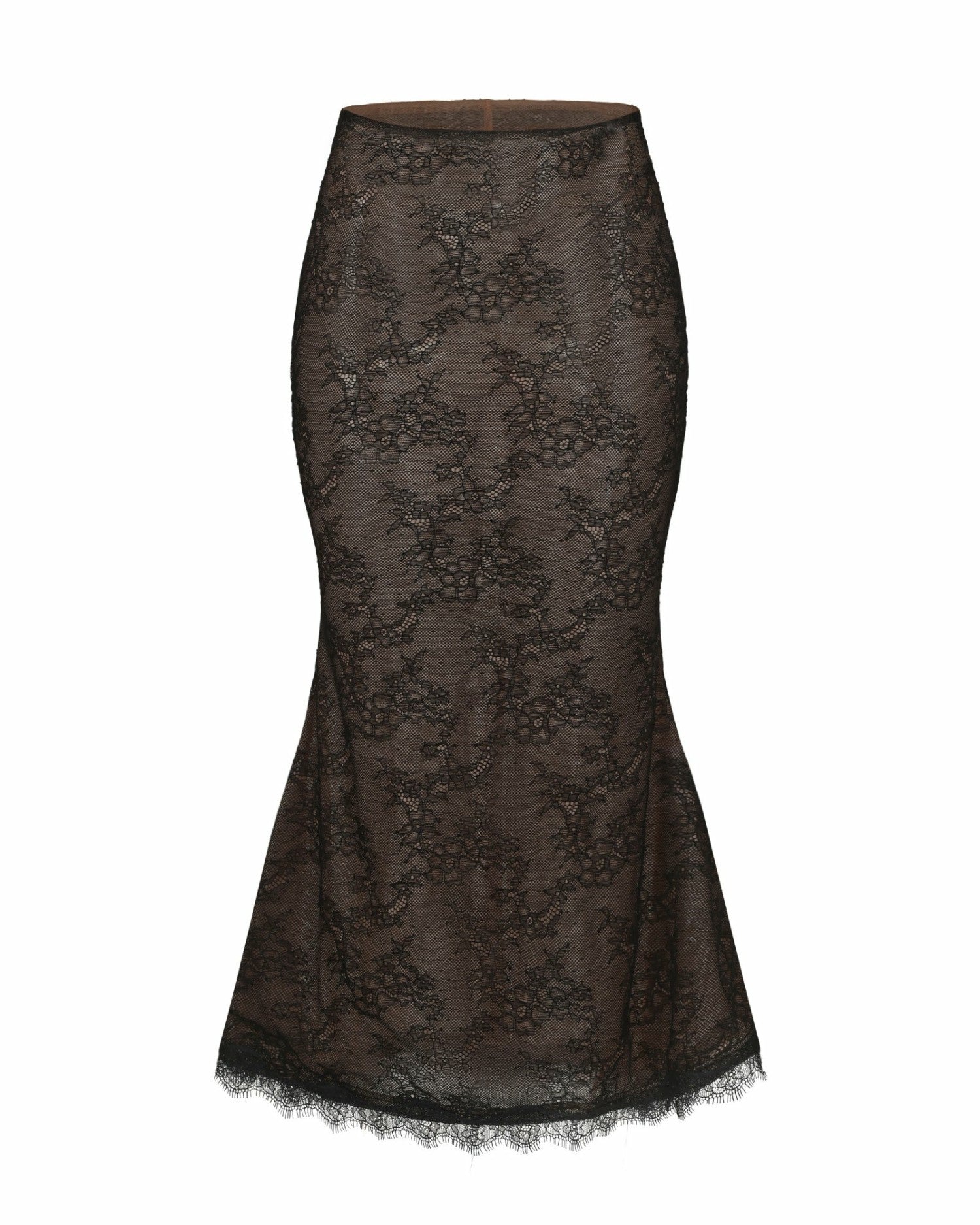 Nana Jacqueline Evelina Skirt: Black Midi Skirt for Cocktail Party Black