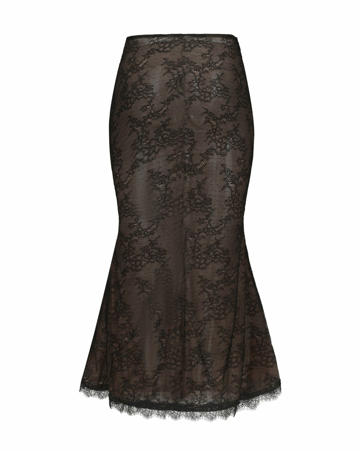 Nana Jacqueline Evelina Skirt: Black Midi Skirt for Cocktail Party Black