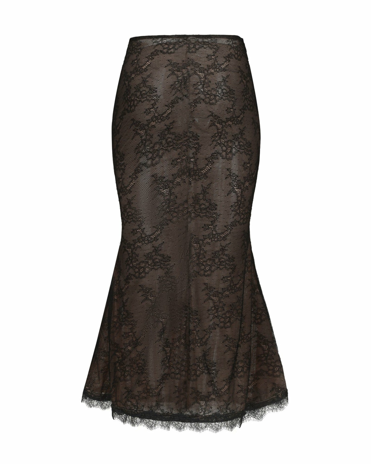 Nana Jacqueline Evelina Skirt: Black Midi Skirt for Cocktail Party Black