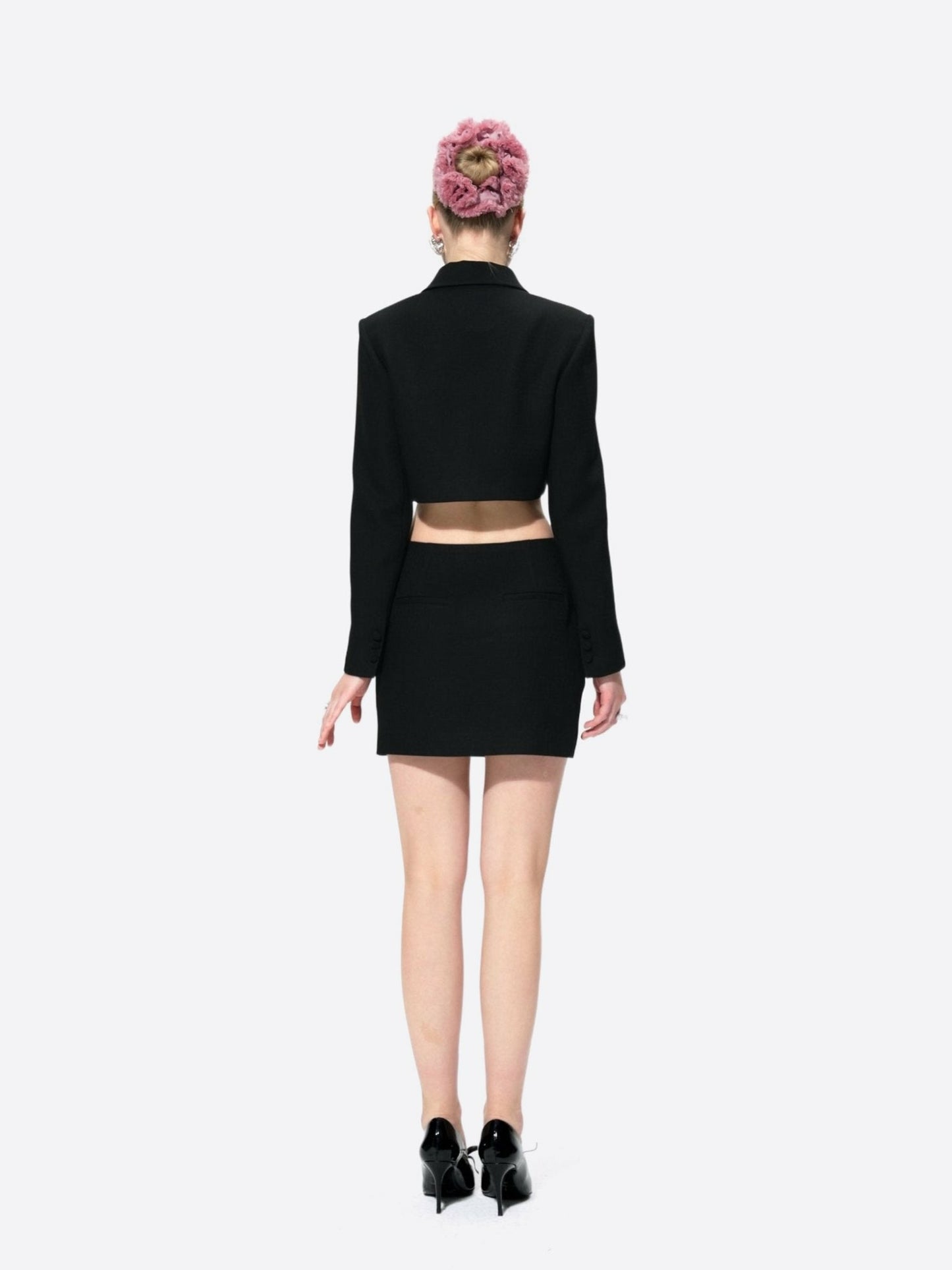 Nana Jacqueline Vanessa Skirt: Black Mini Skirt for Date Night Black