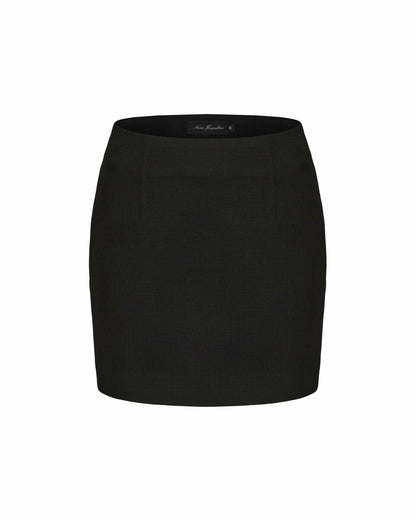Nana Jacqueline Vanessa Skirt: Black Mini Skirt for Date Night Black