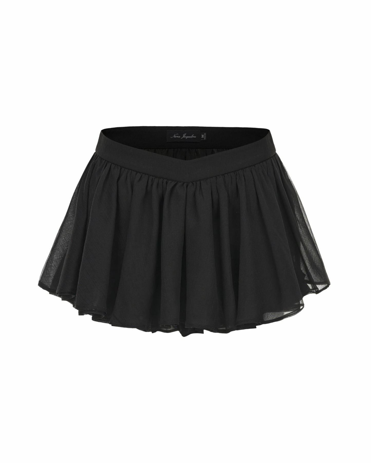 Nana Jacqueline Rosaline Skirt: Black Mini Skirt for Date Night Black