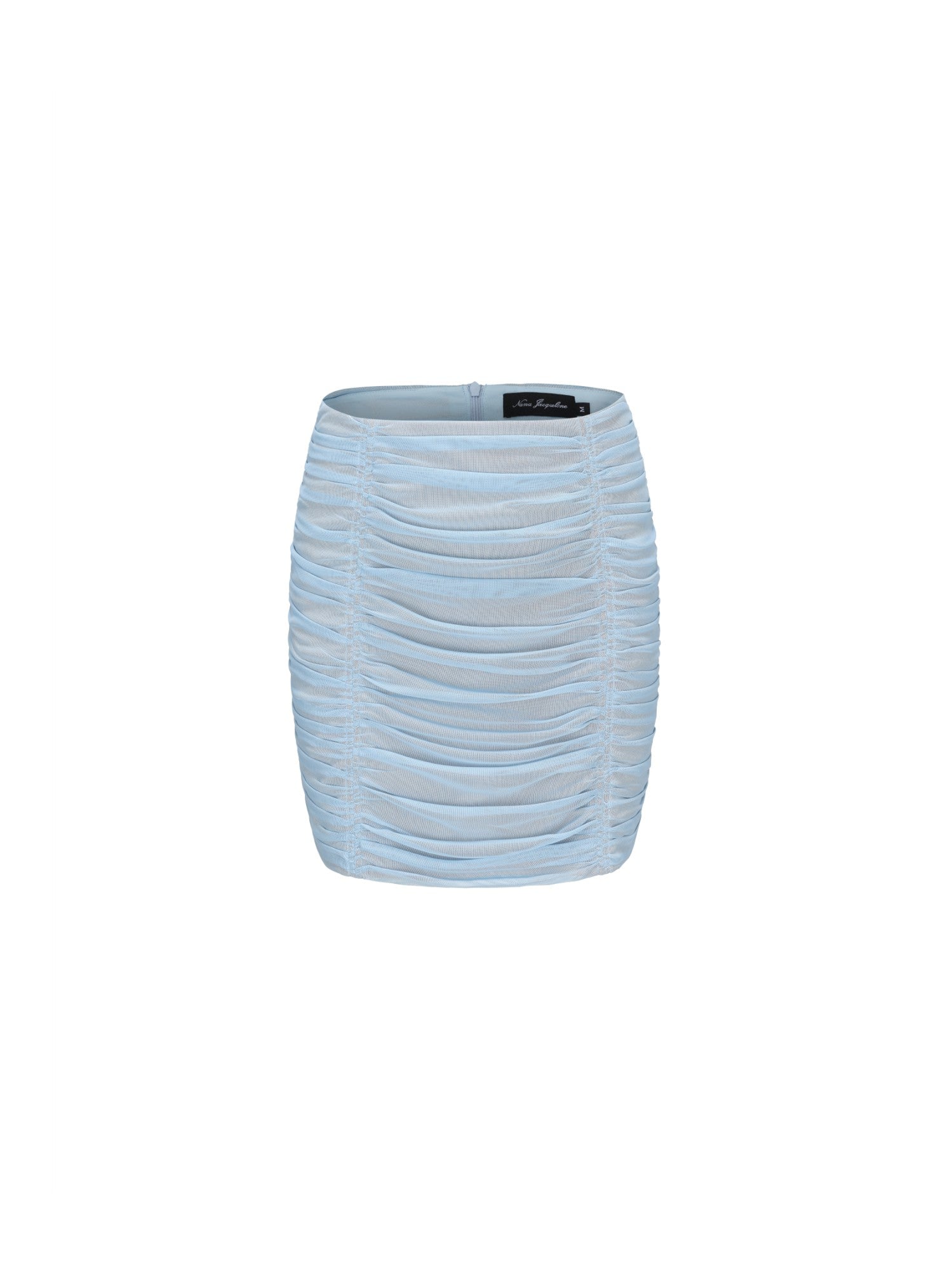 Nana Jacqueline Aurora Mini Skirt: Pale Blue Mini Skirt for Birthday Celebration
 – Nana Jacqueline Pale Blue